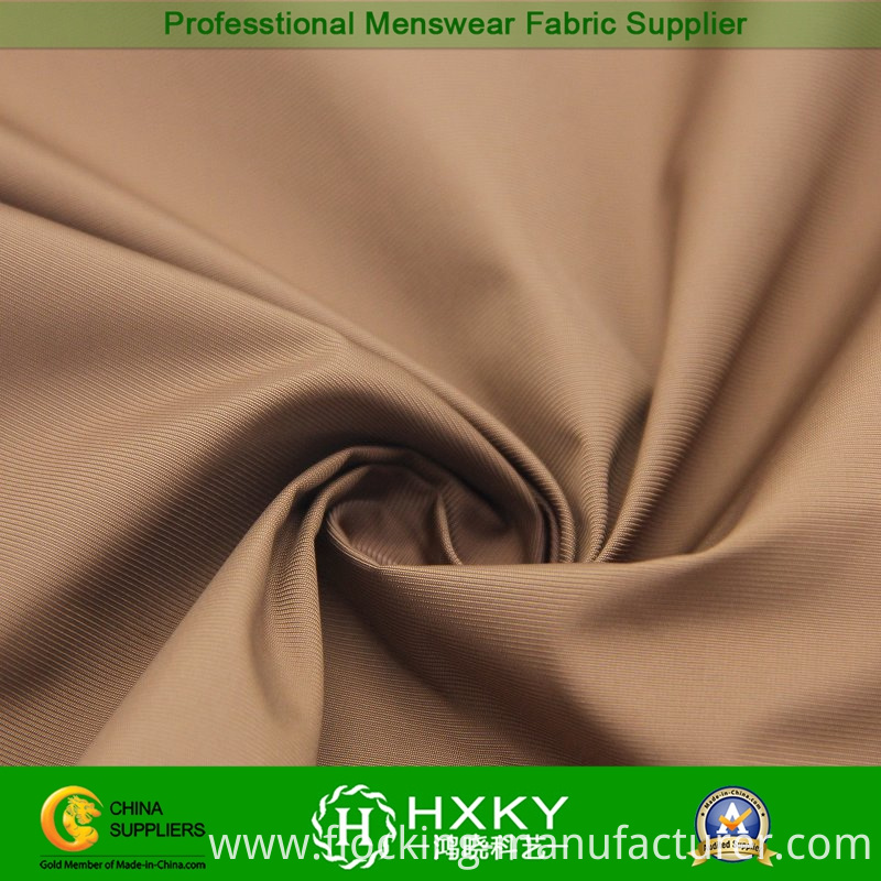75D Filament Polyester Fake Memory Fabric for Trench or Down Coat